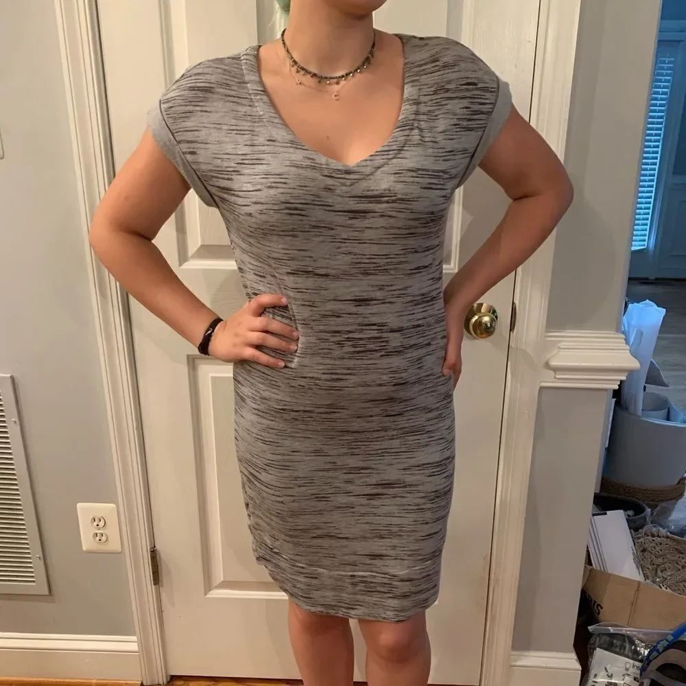 Athleta Space Dye Soft Pull On Dress sz S